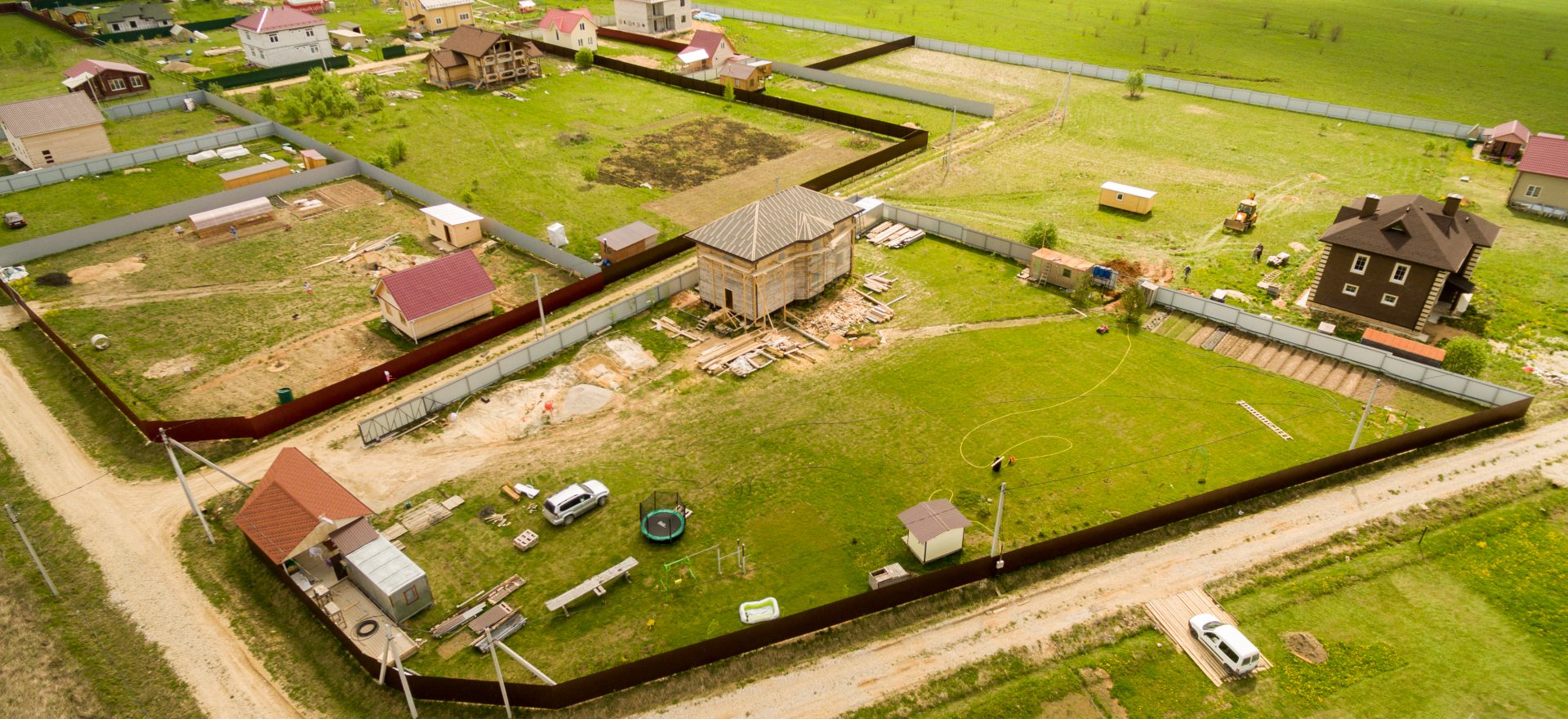 Village view from above